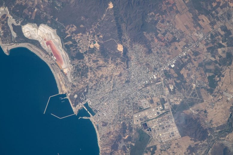 Salina Cruz Seaport from Space